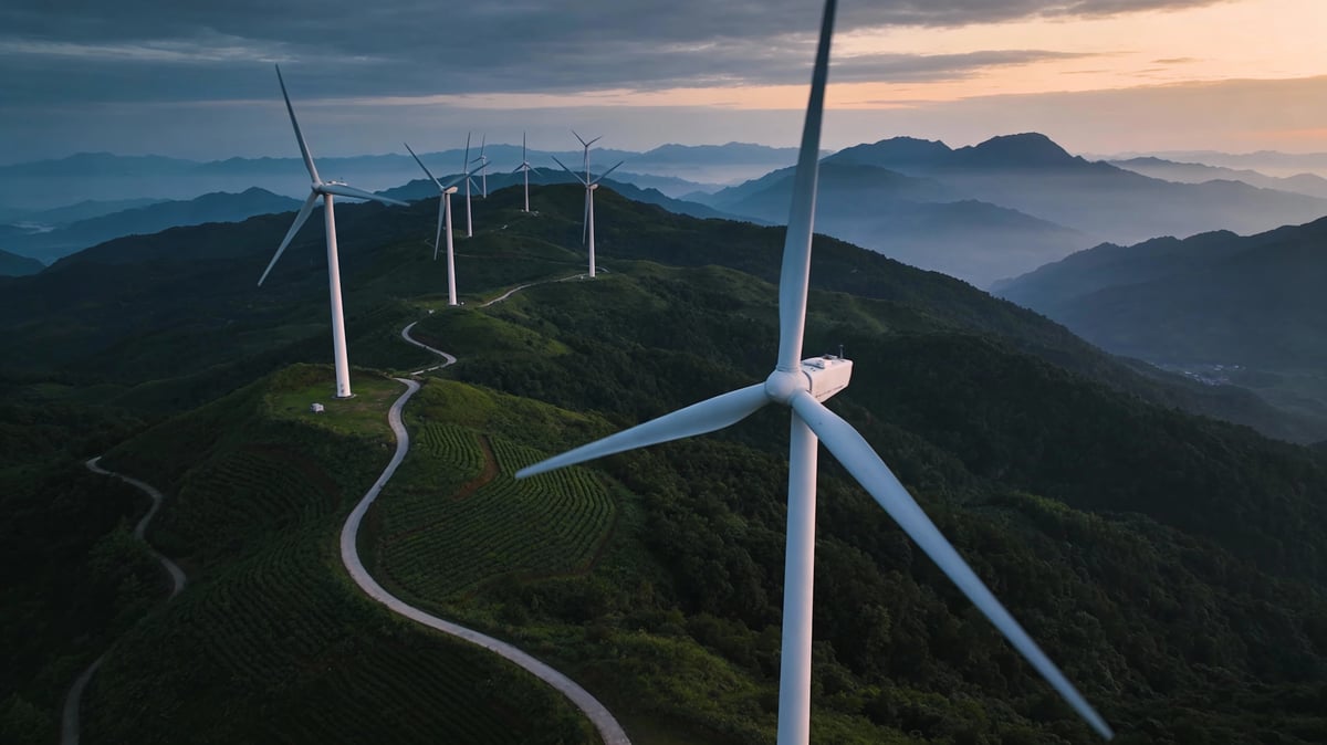 Wind Turbines at Dusk (1)